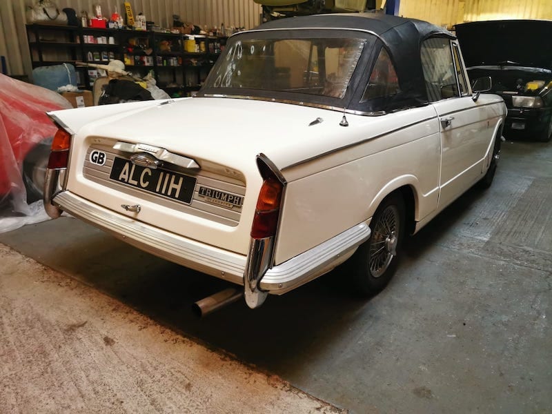 Fostering Classics - Triumph Vitesse - just arrived