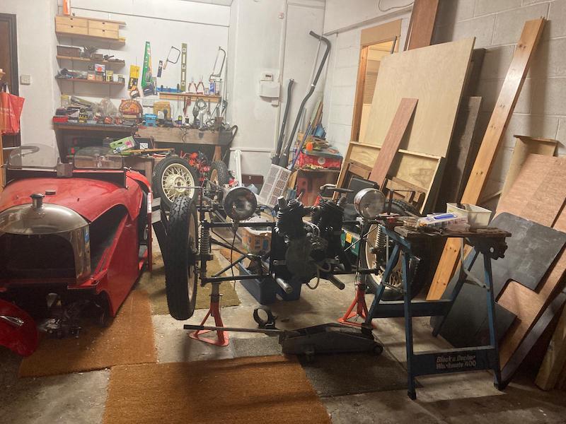 Morgan 3 wheeler - as found - Fostering Classics